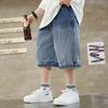 Мальчиковые брюки средней длины Летняя мужская летняя одежда Джинсовые брюки длиной три четверти Детские свободные шорты
