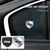 1Pcs 3D Metal Auto Door Shield Emblem Car Body Badge Sticker Styling for Grand Cherokee Wrangler Renegade Compass Patriot Liberty