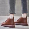 Зимние ботильоны для женщин, модные повседневные теплые короткие ботинки для ходьбы, женская хлопковая обувь, обувь