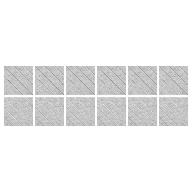 12шт акустическая пенопластовая настенная плитка звукоизоляционная пенопластовая панель акустическая обработка настенная плитка для тихих учебных помещений и библиотеки