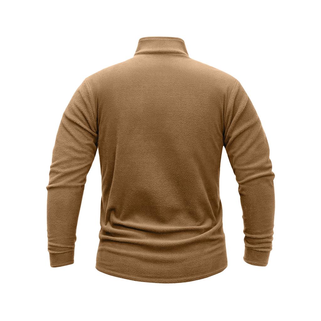 Men's Sweatshirt Loose Solid Color Outdoor Warm Breathable T-Shirt Top
