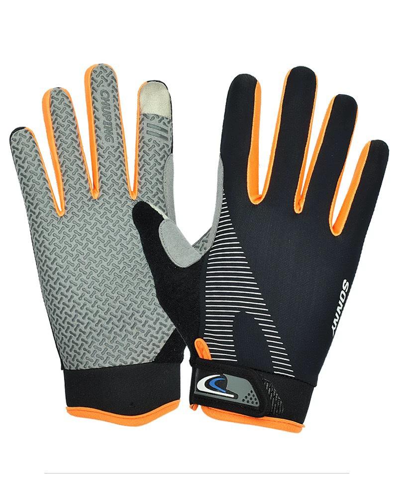 Унисекс Велосипедные и Рыболовные Силиконовые Перчатки без Пальцев – Нескользящие, Совместимые с Сенсорным Экраном, Защита от Солнца