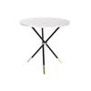 Table D'appoint - DKD HOME DECOR - Marbré - Métal - Bois MDF - 80x80x76 Cm