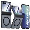 Чехол для Samsung Galaxy Z Flip 7 Magsafe Матовый Защита шарнира Защита экрана Полная защита Всесторонний Складной чехол
