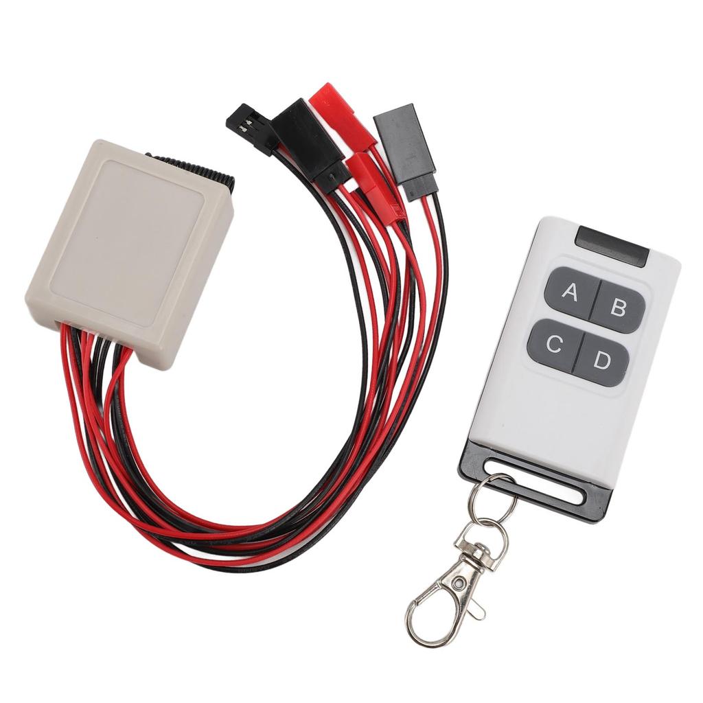 RC Model Car Winch Controller Universal Climbing Car 4 Channel Winch Light Remote Control Controller
