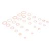 568pcs Crush Washers Assortment Kit Brass IMPA813080 M5 M6 M8 M10 M12 M14 Metric Oil Drain Plug Gasket Seal Kit for