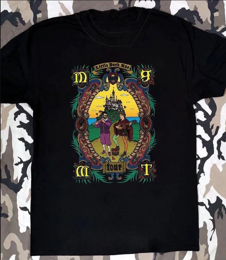 Vintage 2018 MGMT Band Tour 2018 Little Dark Age S 5XL Unisex shirt Cotton Oversize Large Size
