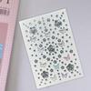 Face Diamond Gem Sticker Butterfly Flowers  Tattoo Eyeshadow Stickers For Festival Nail Body Makeup Bling Jewel Diy