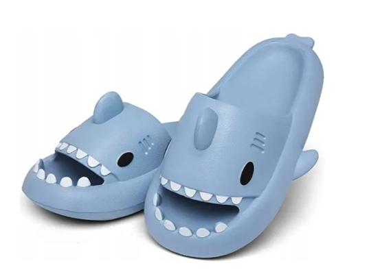 Thick Shark Pool Flip Flops Anti-Slip Shark Slippers 40-41
