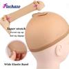 Comfy Wig Caps Hair Nets 1Pack 2Pieces Stocking Wig Cap For Halloween Wig Brown Black Wig Caps Fits Small Heads And Big Heads
