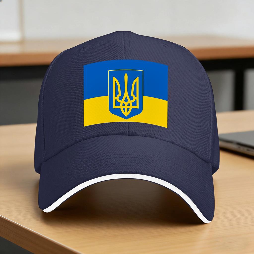 Летняя Повседневная Бейсболка Украинская K-pop Рок Хип-хоп Кепки Для FeУнисекс Унисекс Дышащие Классические Бейсболки