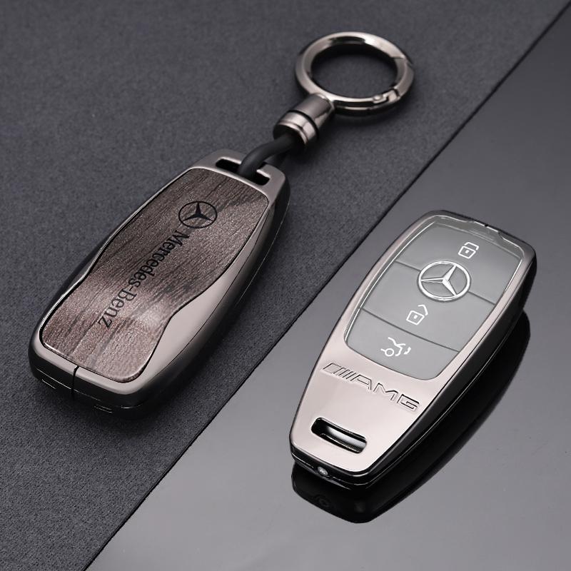 SFX1 For Mercedes Benz A B C E Class GLS GLA GLK GLC CLS CLA AMG W176 W204 W205 W212 W463 Leather Car Remote Key Case Cover Shell
