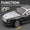 1:24 Rolls-Royce Spectre Phantom Cars Models Toys Alloy Diecast Metal with Light Music Doors Opened Vehicle Boys Collection Gift