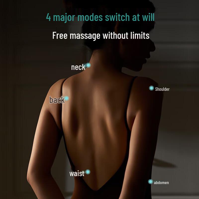 Philips PPM3101B Lumbar & Back Mini Massage Cushion with Heat