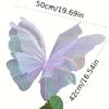 Artificial Butterfly,Giant Gauze Fake Butterfly Mariage Decor,Butterfly Wall Decor for Wedding Crafts Wall Room Decor DIY,50cm