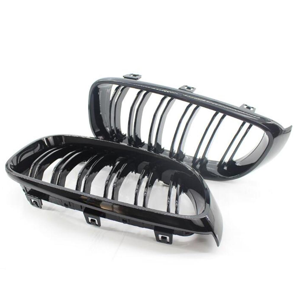 Gloss Black Front Bumper Kidney Grill Grilles For BMW 3 Series GT F34 2013-2020 320i 328i 335i XDrive Double Line M Style