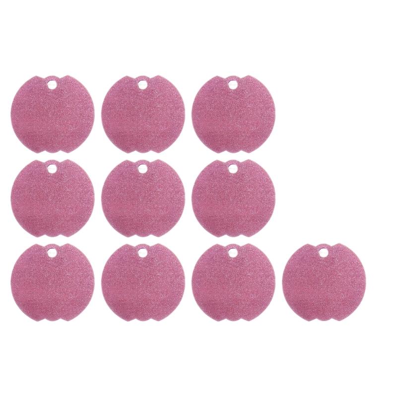 Set Of 10 Waterproof Acrylic Nameplate 40oz Cups Labels Identifier Tumblers Strong Adhesive Name Plate Cup Lid Toppers