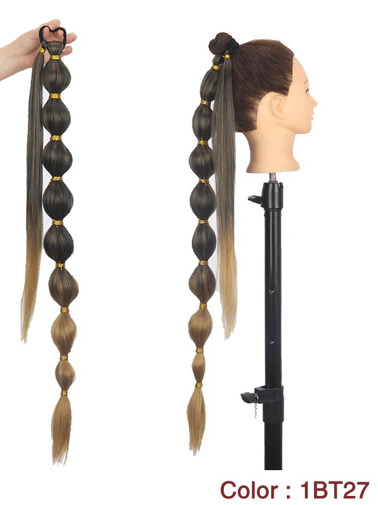 MISSQUEEN Синтетический пузырьковый хвост с эластичной завязкой, длинная обертка вокруг хвоста, наращивание фонариков, 75 см, темно-красный хвост для женщин, косплей