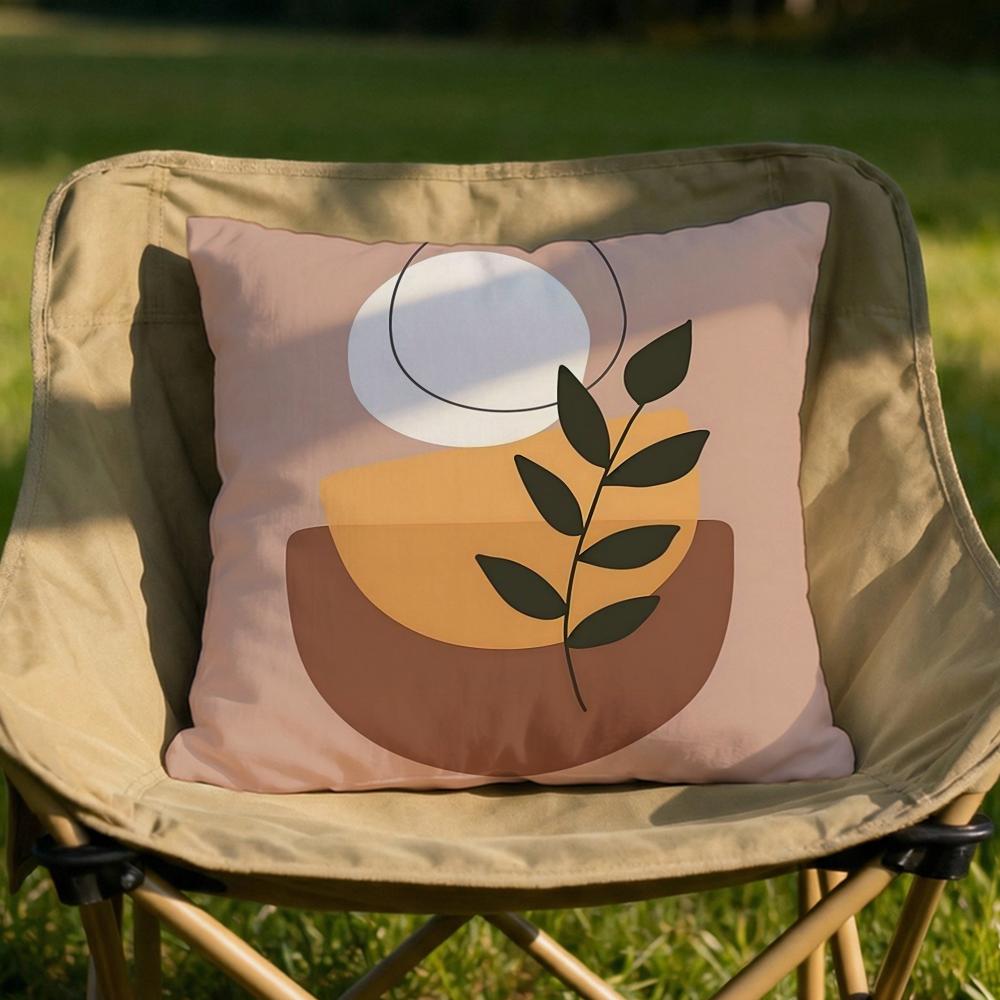 Трендовая деревенская геометрическая наволочка Мягкая двусторонняя Прочная наволочка для подушки Многоцелевое использование для дома Автомобиля Ежедневный комфорт