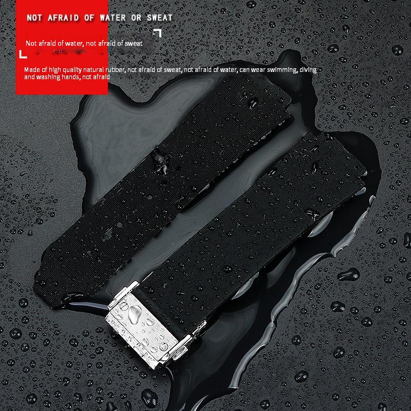 Классический ремешок из натуральной кожи для HUBLOT BIG BANG 26 мм*19 мм силиконовый водонепроницаемый мужской ремешок для часов резиновый браслет на запястье + инструмент