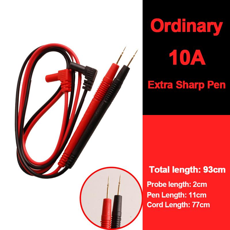 1000 В 20 А позолоченная ручка-мультиметр силиконовая антифриз термостойкая тестовая ручка съемная головка из нержавеющей стали для тестера