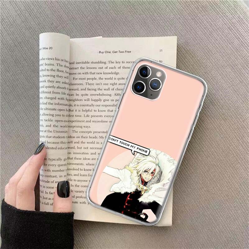 Аниме D.Gray-man Аллен Уокер Телефон Для Apple Iphone 12 13 Mini 15 Pro Max 11 Pro 14 Plus 16 Pro Max 16E Чехол Оболочка Покрытие Прозрачный