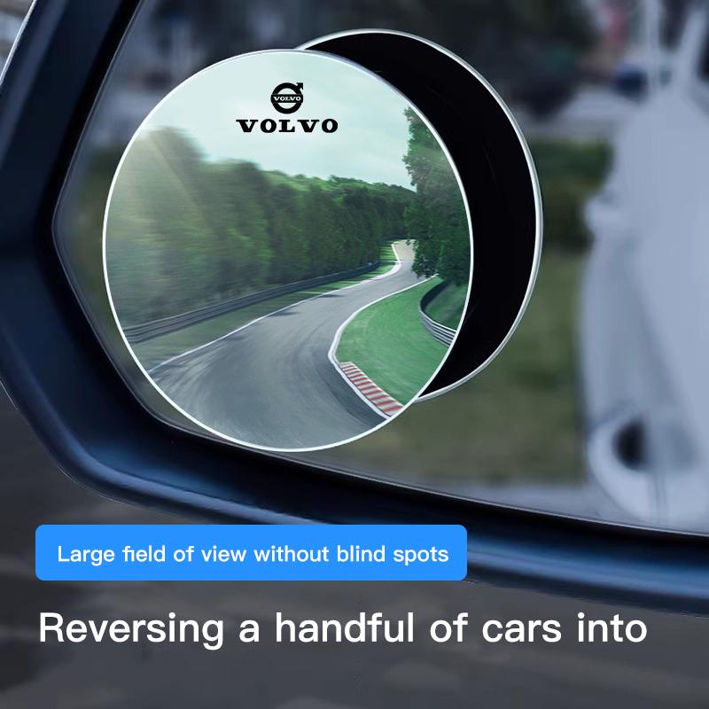Автомобильное зеркало заднего вида 360° Маленькое круглое зеркало Автоаксессуары Для Volvo XC90 V90 V60 XC60 V40 S80 S60 S90 C40 XC40 V70 XC70 C30