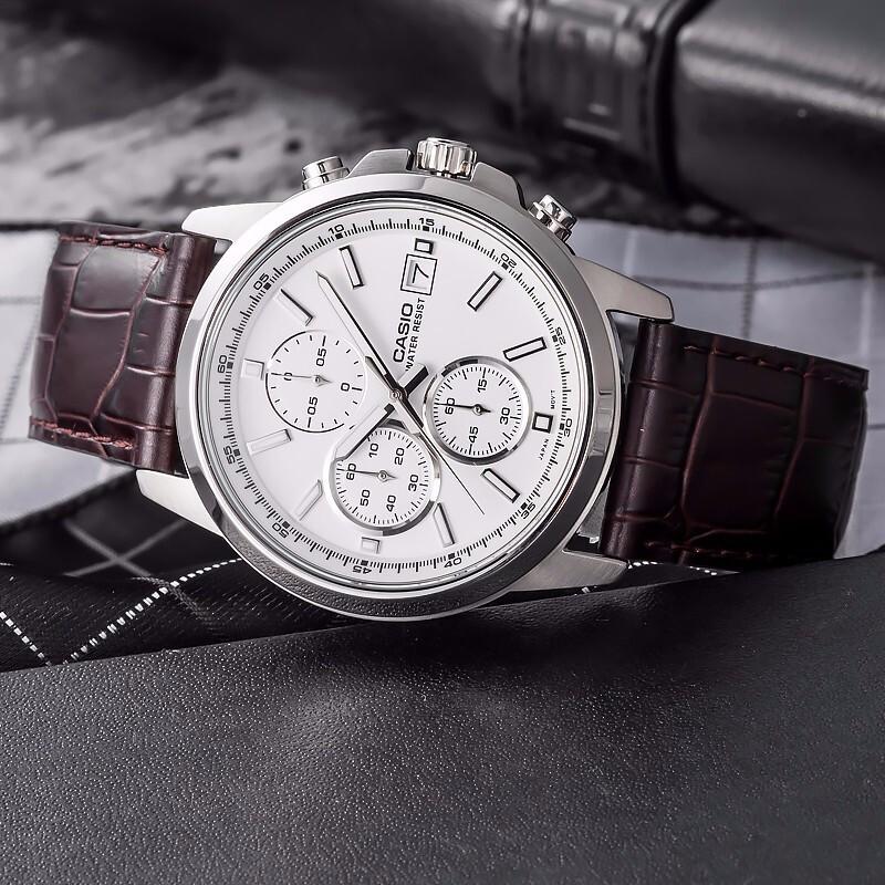 Casio Мужские ЧАСЫ 43 мм Белые MTH-5001L-7APF MTH-5001L-7APF