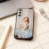 Чехол для телефона с изображением актрисы Лили Джеймс для Samsung Galaxy A73, A72, A71, A70, A53, A52, A51, Других моделей. Мягкий черный корпус