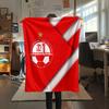 Bnei Brak Workers Football Club  Print Flannel Blanket, High quality Comfortable for All Seasons, Home Decor, Warmth and Comfort