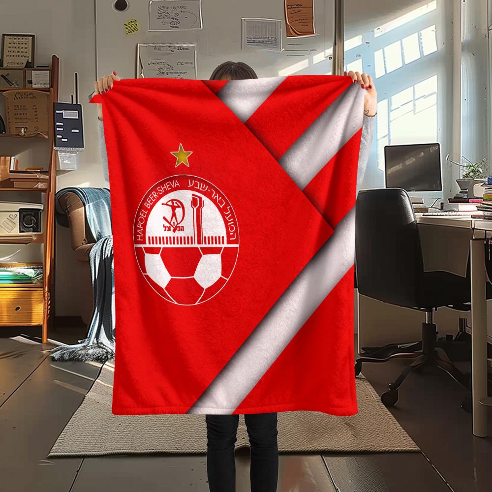 Bnei Brak Workers Football Club  Print Flannel Blanket, High quality Comfortable for All Seasons, Home Decor, Warmth and Comfort