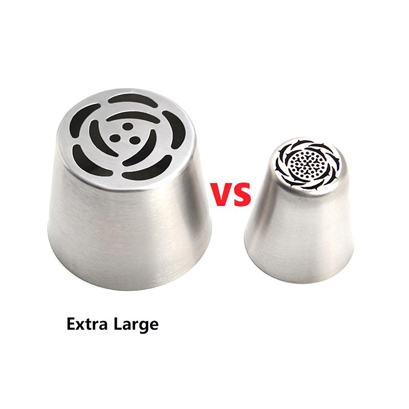 1 шт., насадки для глазури в виде тюльпана из нержавеющей стали, насадки для украшения кондитерских изделий, декоратор для кексов и тортов, роза