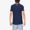 Under Armour Детская спортивная футболка с коротким рукавом и принтом логотипа, повседневная, детские топы, синяя 1363282-408