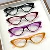 Fashion Simple Presbyopia Glasses Anti-Blue Light Men Full Frame Reading Eyeglasses Lady Vintage Cat Eye Eyewear Diopter To +4.0