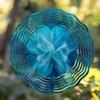 360 Degree Rotating Hook Fantasy Theme Wind Spinner with Cloud Design 10 Inch Artistic Outdoor Wind Chime for Balcony Garden Spring Summer Decor