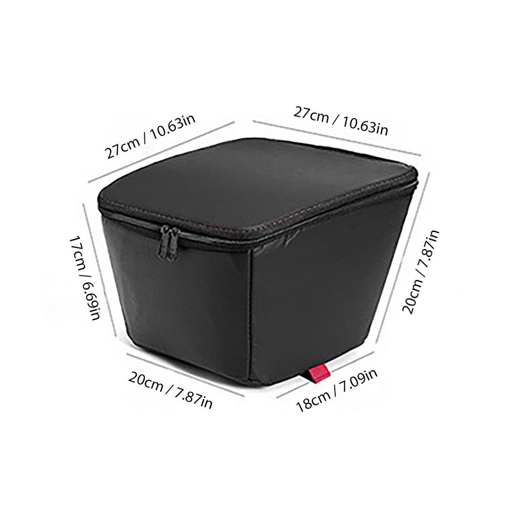 Водонепроницаемая изолированная сумка-холодильник для обеда для велосипедной корзины, сумка на передний багажник, велосипедная корзина, принадлежности для велосипедов, электромобилей