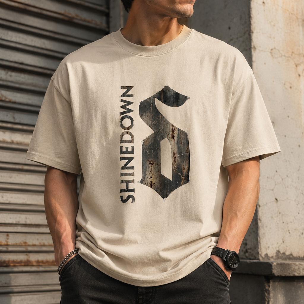 Shinedown Vintage Graphic T-Shirt Hard Rock Band Shirt Concert Merch Tee Unisex T-Shirt