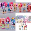 Vibrant 12cm My Little Pony Friendship Is Magic Pvc Dolls Set With Seven Colorful Designs