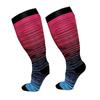 2XL-4XL Knee High Stockings Plus Size Calves Leg Stockings Colorful Compression Socks  Women