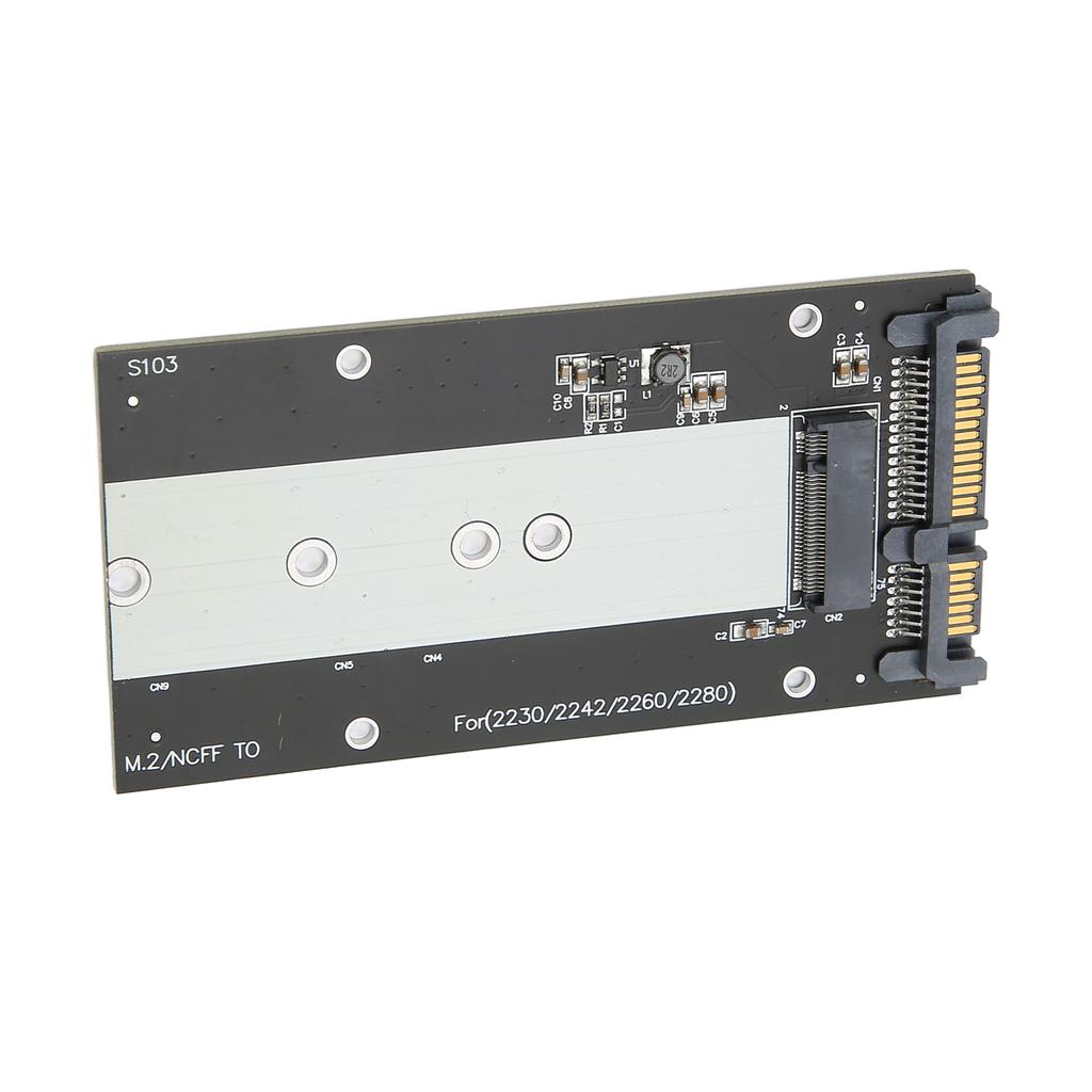 Адаптер-конвертер M.2 NGFF в SATA III 6000 МБ/с Быстрая передача Интерфейс Mass Storage Карта-конвертер для жесткого диска