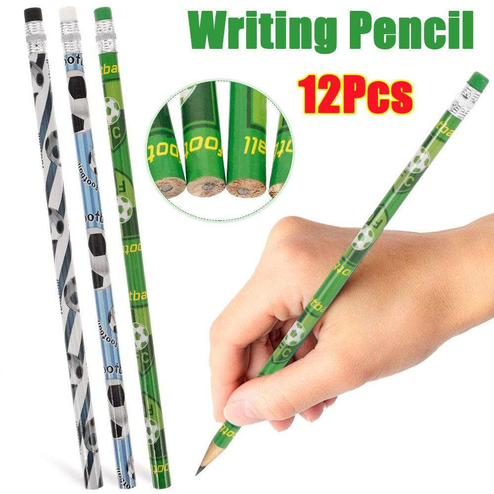 12 шт. карандаш HB с ластиком деревянный карандаш новые канцелярские товары для рисования для детей и студентов