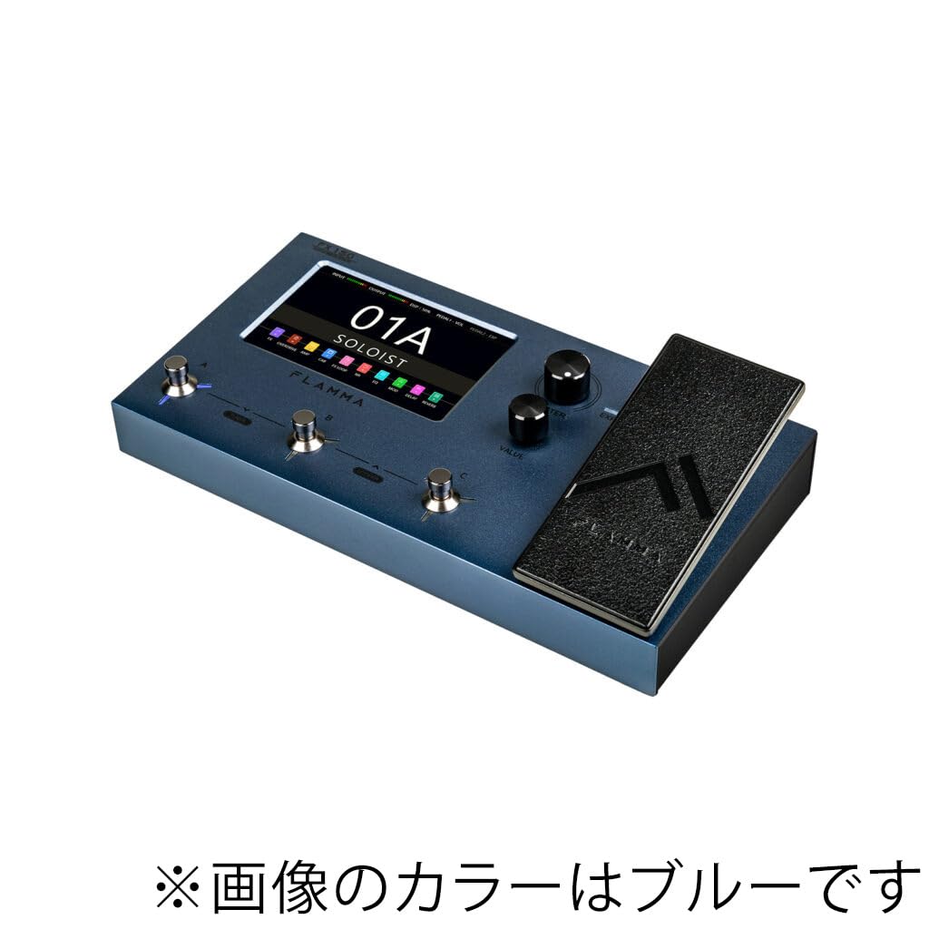 FLAMMA FX150 Processor Electric Guitar Pedal Simulation Global EQ Touchscreen with Amp Modeling Cabinet 160 Effects 180 Editable User Effect Slots