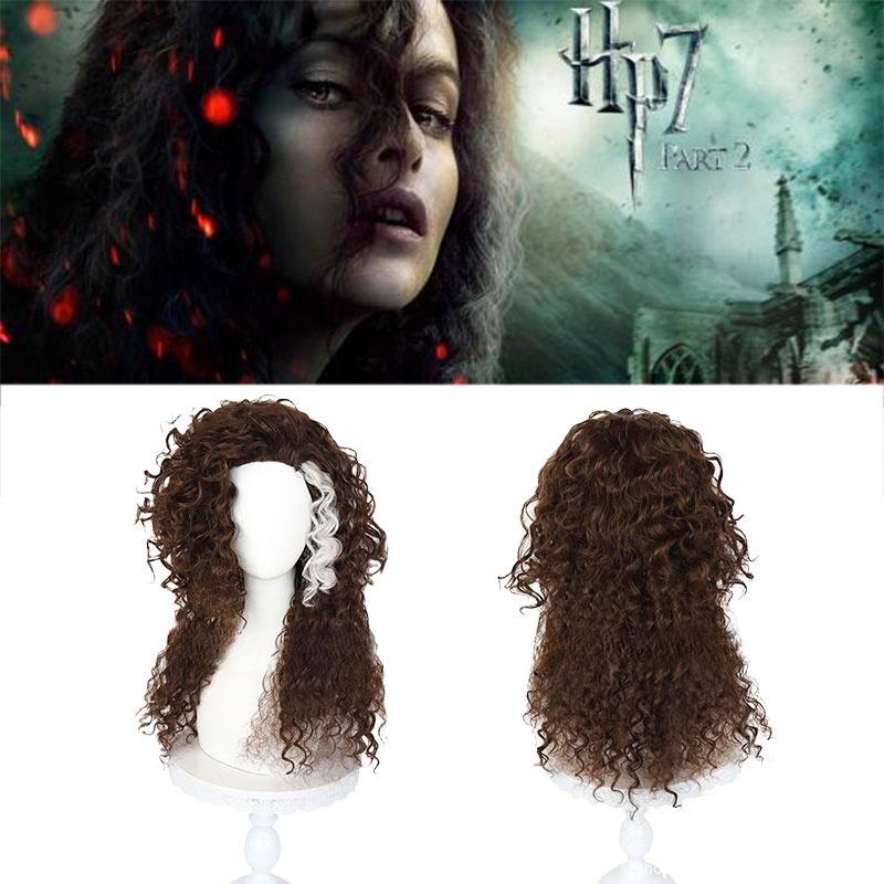 Bj-108 Bellatrix Lestrange Cosplay Wig Authentic Anime Style Versatile For Any Face Shape