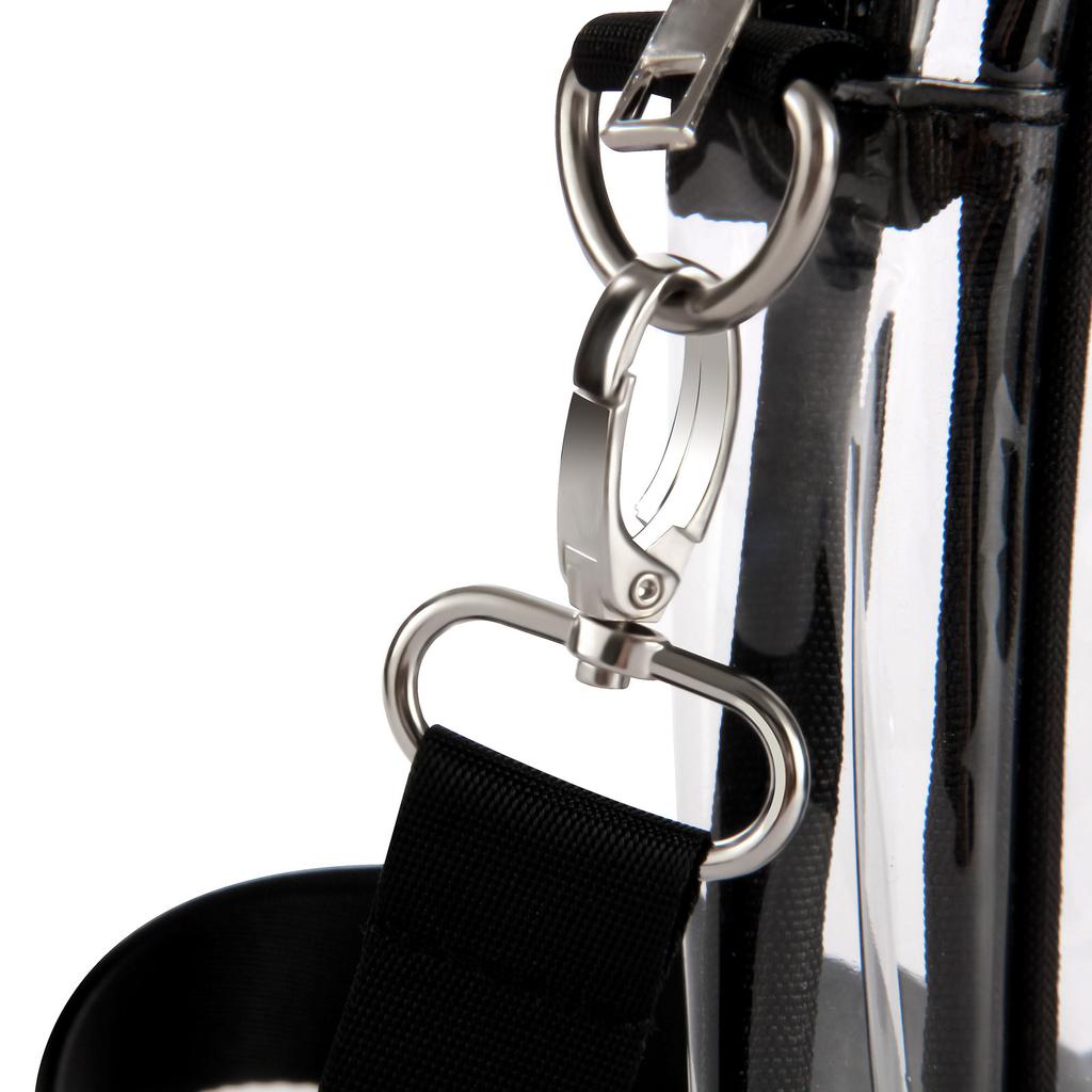 Прозрачная сумка-кошелек через плечо Прозрачные сумки Стадион Одобрено для концертов Фестивалей Спортивных мероприятий для женщин и мужчин