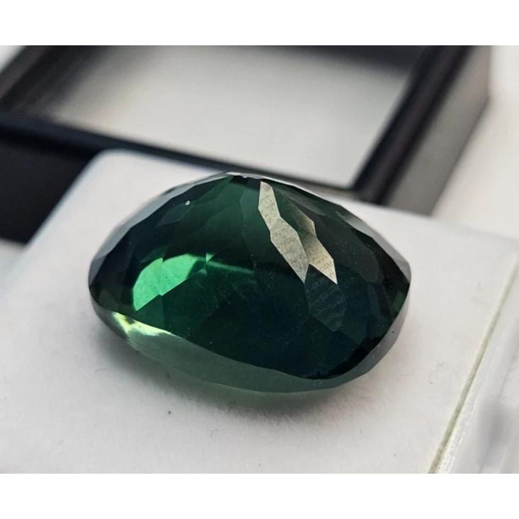 Natural Green Tourmaline 12+ Ct Cushion Cut Certified Stunning Loose Gemstone