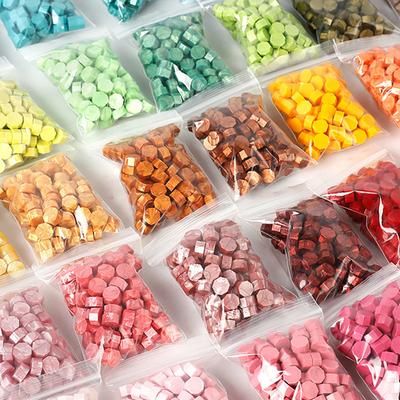 100шт Красочный, бобовый воск, сургуч для конверта, штамп