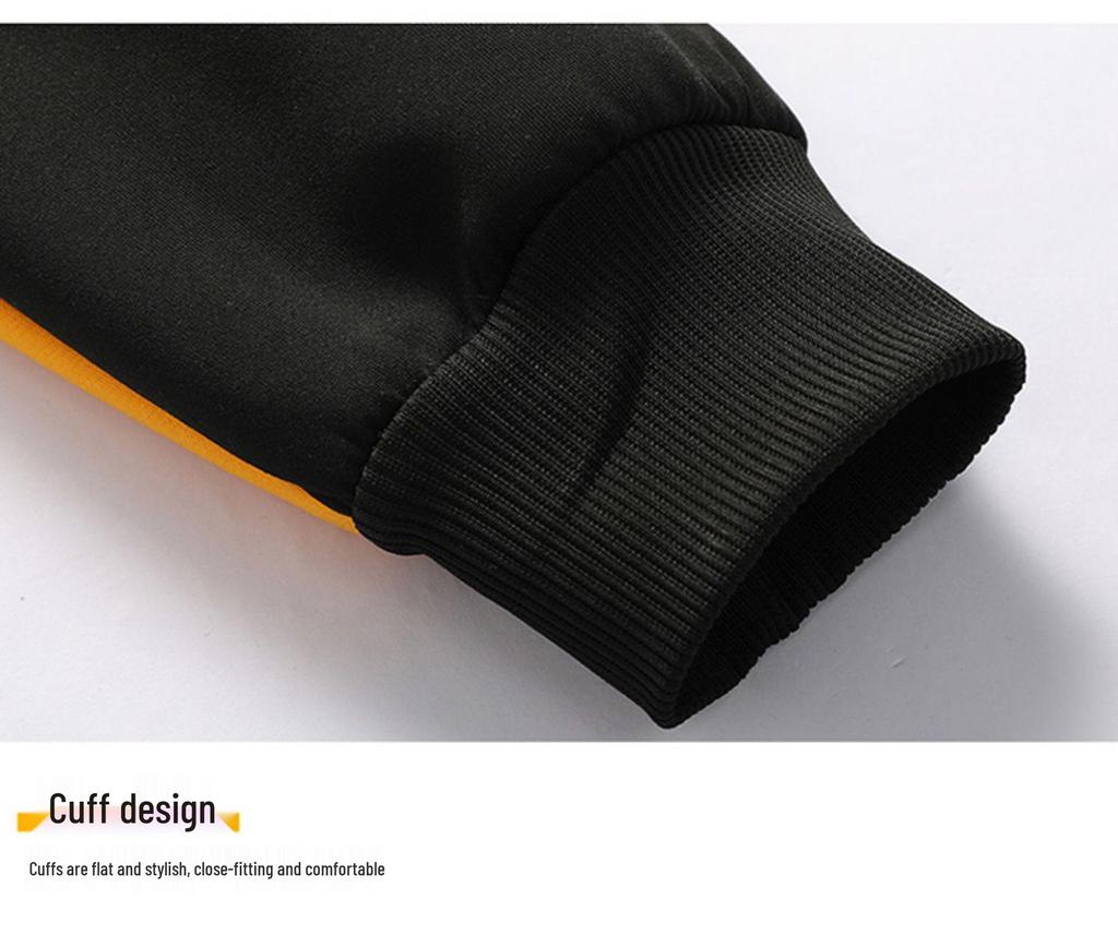 Fleece-Lined Boys' Hoodie - Thick Winter Jacket for Teenagers, Perfect for Autumn Sports and School