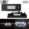 2Pcs Canbus LED 24SMD License Number Plate Light For BMW 1 Series E81 E87 E87N F20 F21 Car Light Source No Error Auto Lamps