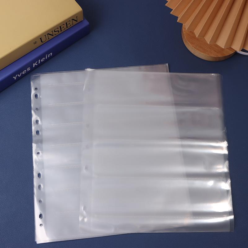 10Pcs 135/120 Negatives Film Storage Pages Acid-Free Bags Black&White Color Film Slide Preservers Pages Acid-Free Film Bags