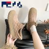 Материнская обувь Французские одиночные туфли осень и зима с мягкой подошвой Doudou обувь удобные на одну педаль бабушкины хлопковые туфли